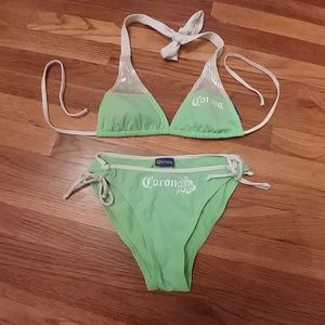 Lime green Corona bikini